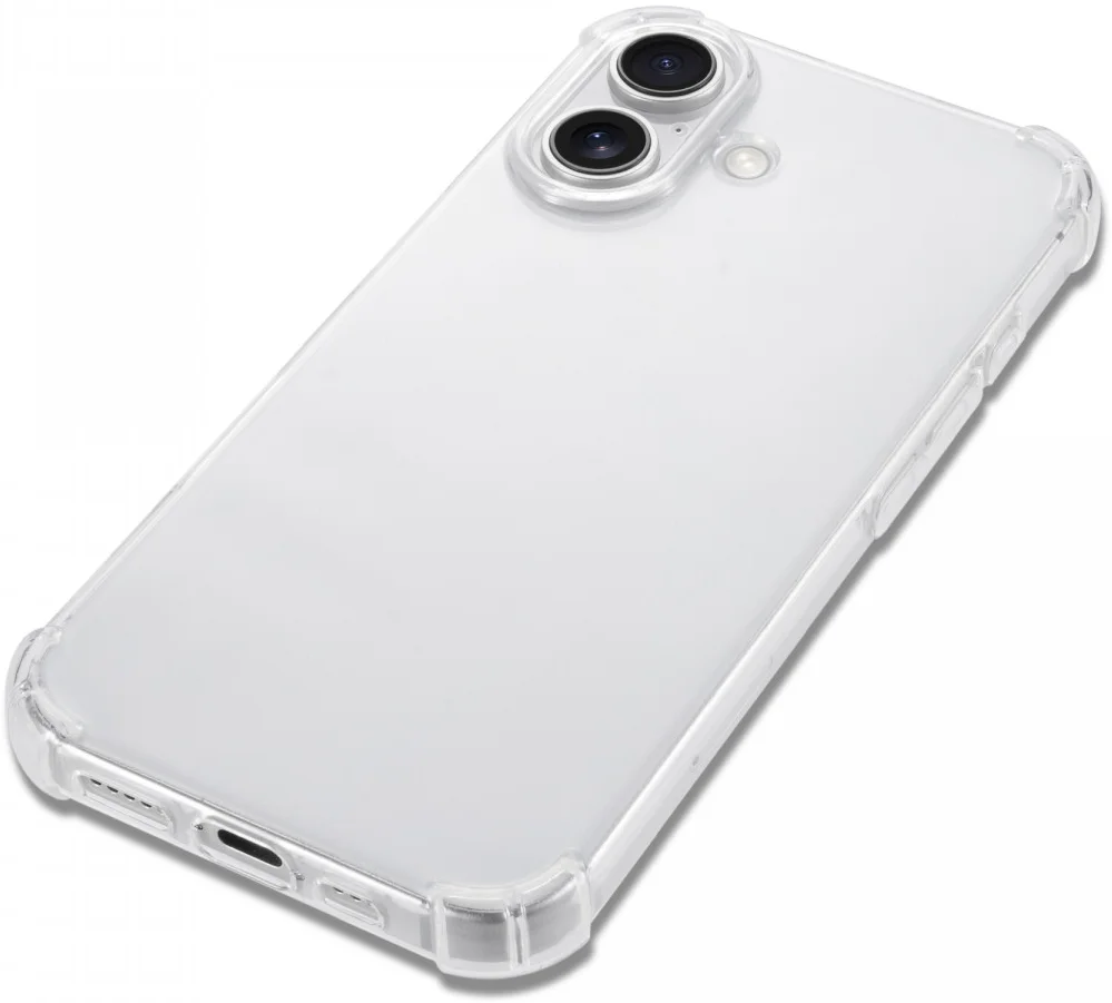 Apple iPhone 16 Plus Hoesje Schokbestendig en Dun TPU Back Cover Transparant afbeelding 18