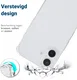 Apple iPhone 16 Plus Hoesje Schokbestendig en Dun TPU Back Cover Transparant afbeelding 4