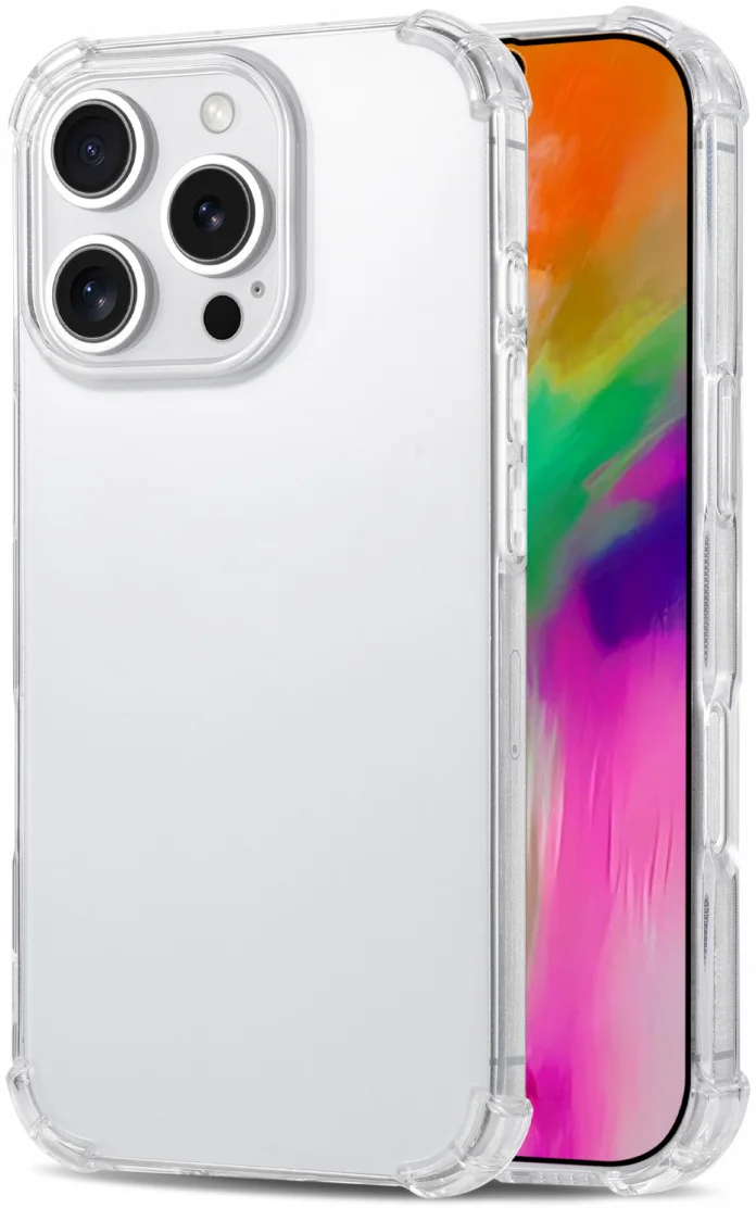 Apple iPhone 16 Pro Hoesje Schokbestendig en Dun TPU Back Cover Transparant afbeelding 11