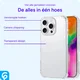 Apple iPhone 16 Pro Hoesje Schokbestendig en Dun TPU Back Cover Transparant afbeelding 4