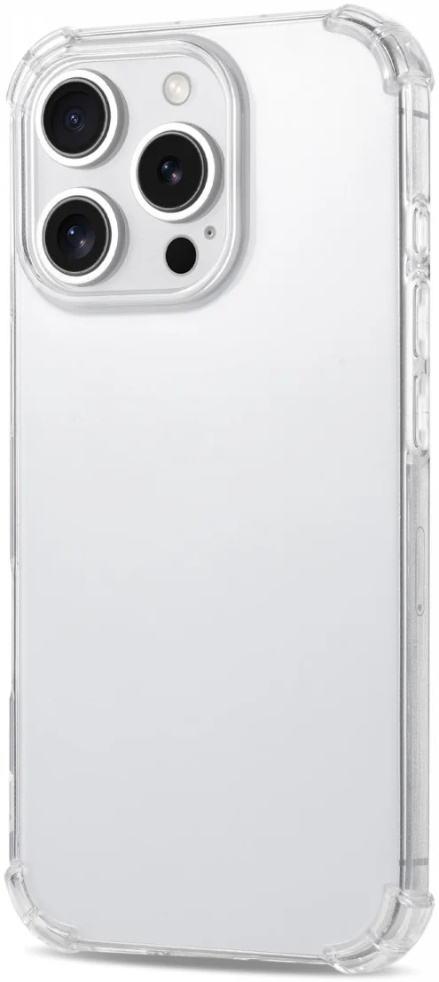 Apple iPhone 16 Pro Hoesje Schokbestendig en Dun TPU Back Cover Transparant afbeelding 13