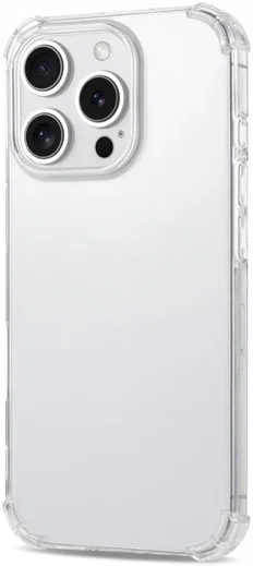 Apple iPhone 16 Pro Hoesje Schokbestendig en Dun TPU Back Cover Transparant afbeelding 13