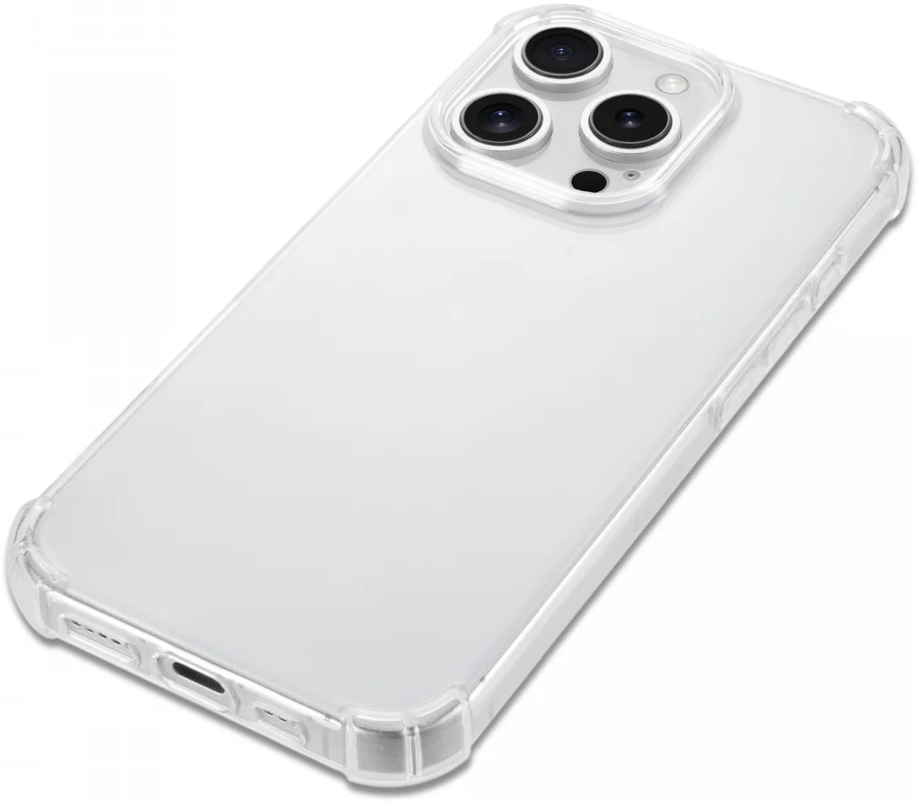 Apple iPhone 16 Pro Hoesje Schokbestendig en Dun TPU Back Cover Transparant afbeelding 17