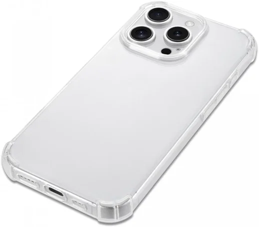Apple iPhone 16 Pro Hoesje Schokbestendig en Dun TPU Back Cover Transparant afbeelding 17