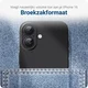 Apple iPhone 16 Hoesje Dun TPU Back Cover Matte Zwart afbeelding 5