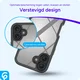 Apple iPhone 16 Hoesje Full Protect 360° Cover Hybride Zwart afbeelding 4