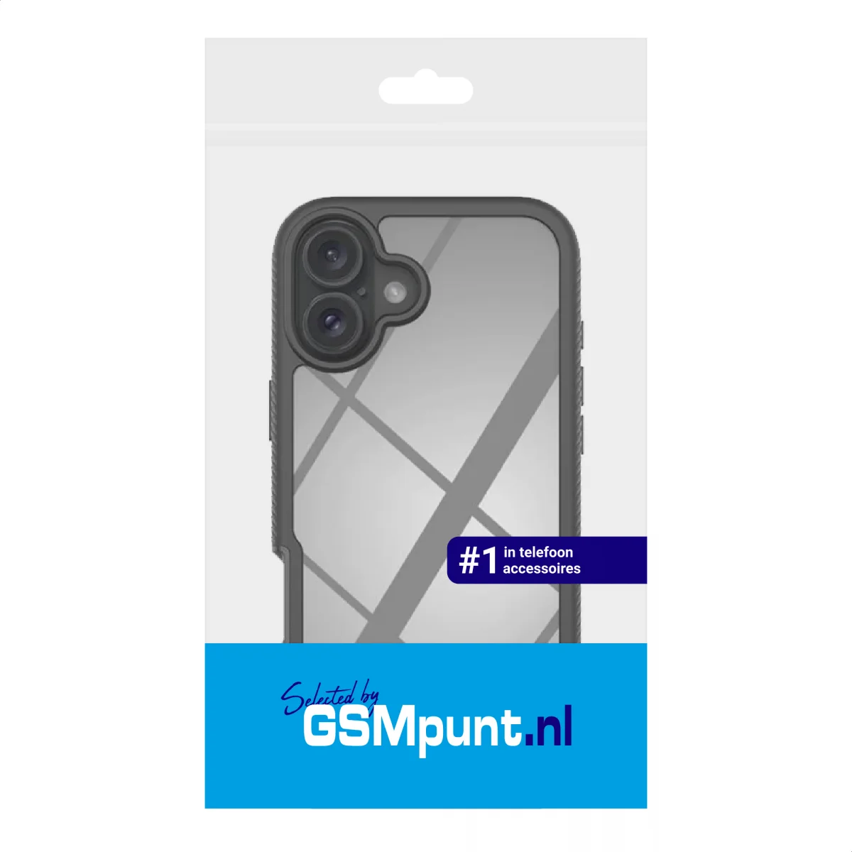 Apple iPhone 16 Plus Hoesje Full Protect 360° Cover Hybride Zwart afbeelding 10