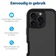 Apple iPhone 16 Pro Max Hoesje Full Protect 360° Cover Hybride Zwart afbeelding 7