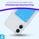 Apple iPhone 16 Hoesje Dun TPU met Pasjeshouder Back Cover Transparant afbeelding 6