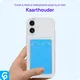 Apple iPhone 16 Hoesje Dun TPU met Pasjeshouder Back Cover Transparant afbeelding 8