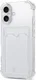 Apple iPhone 16 Plus Hoesje Dun TPU met Pasjeshouder Back Cover Transparant afbeelding 3