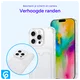 Apple iPhone 16 Pro Hoesje Dun TPU met Pasjeshouder Back Cover Transparant afbeelding 8
