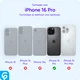 Apple iPhone 16 Pro Hoesje Dun TPU met Pasjeshouder Back Cover Transparant afbeelding 4