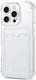 Apple iPhone 16 Pro Max Hoesje Dun TPU met Pasjeshouder Back Cover Transparant afbeelding 3