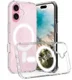 Apple iPhone 16 Hoesje MagSafe Dun TPU Back Cover Transparant afbeelding 1