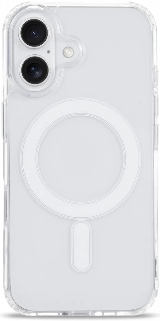 Apple iPhone 16 Hoesje met MagSafe Dun TPU Back Cover Transparant afbeelding 8