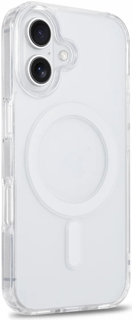 Apple iPhone 16 Hoesje met MagSafe Dun TPU Back Cover Transparant afbeelding 10