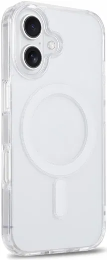 Apple iPhone 16 Hoesje met MagSafe Dun TPU Back Cover Transparant afbeelding 10