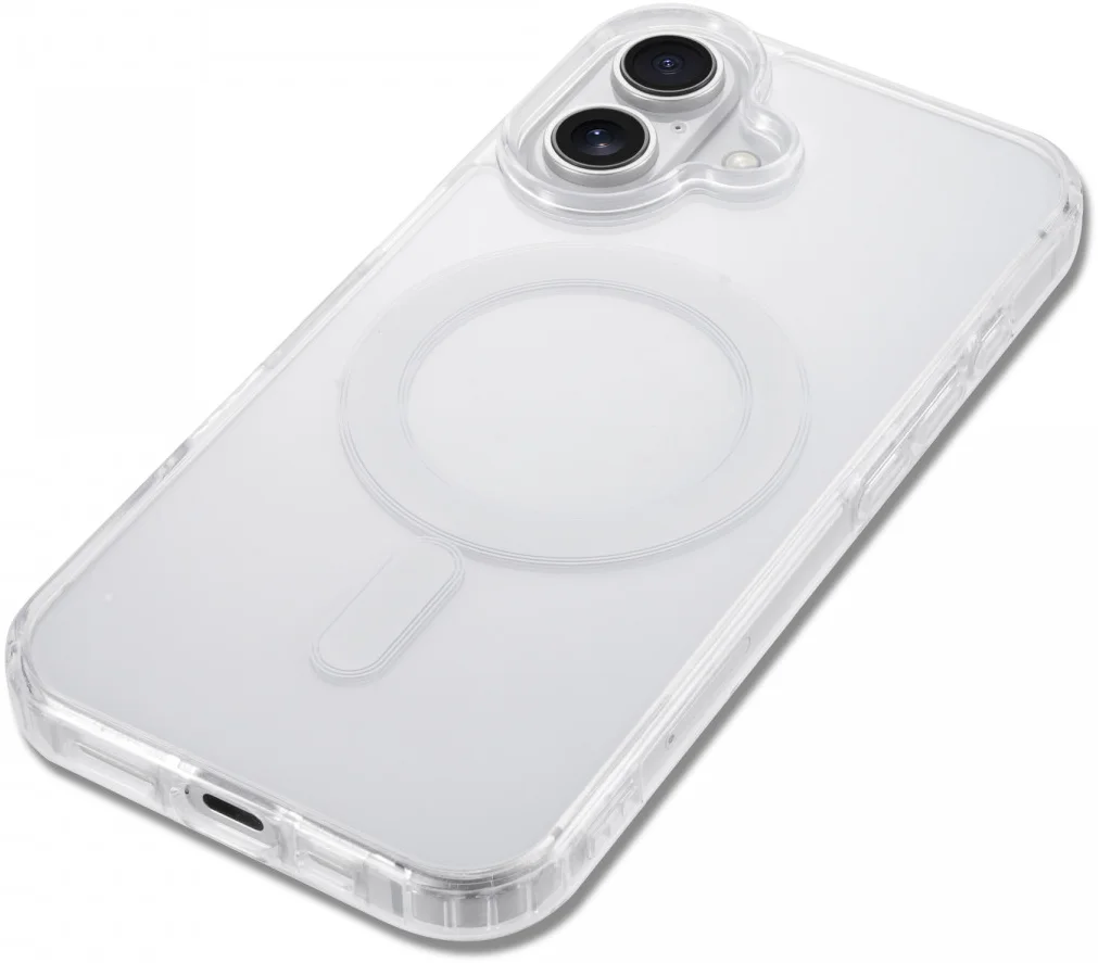 Apple iPhone 16 Hoesje met MagSafe Dun TPU Back Cover Transparant afbeelding 11