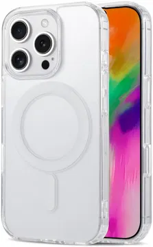 Apple iPhone 16 Pro Hoesje met MagSafe Dun TPU Back Cover Transparant