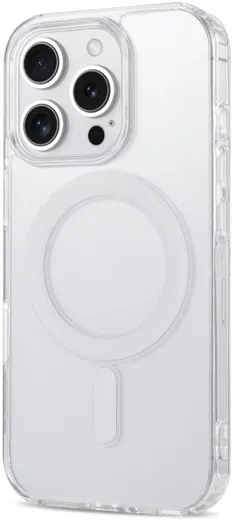 Apple iPhone 16 Pro Hoesje met MagSafe Dun TPU Back Cover Transparant afbeelding 11