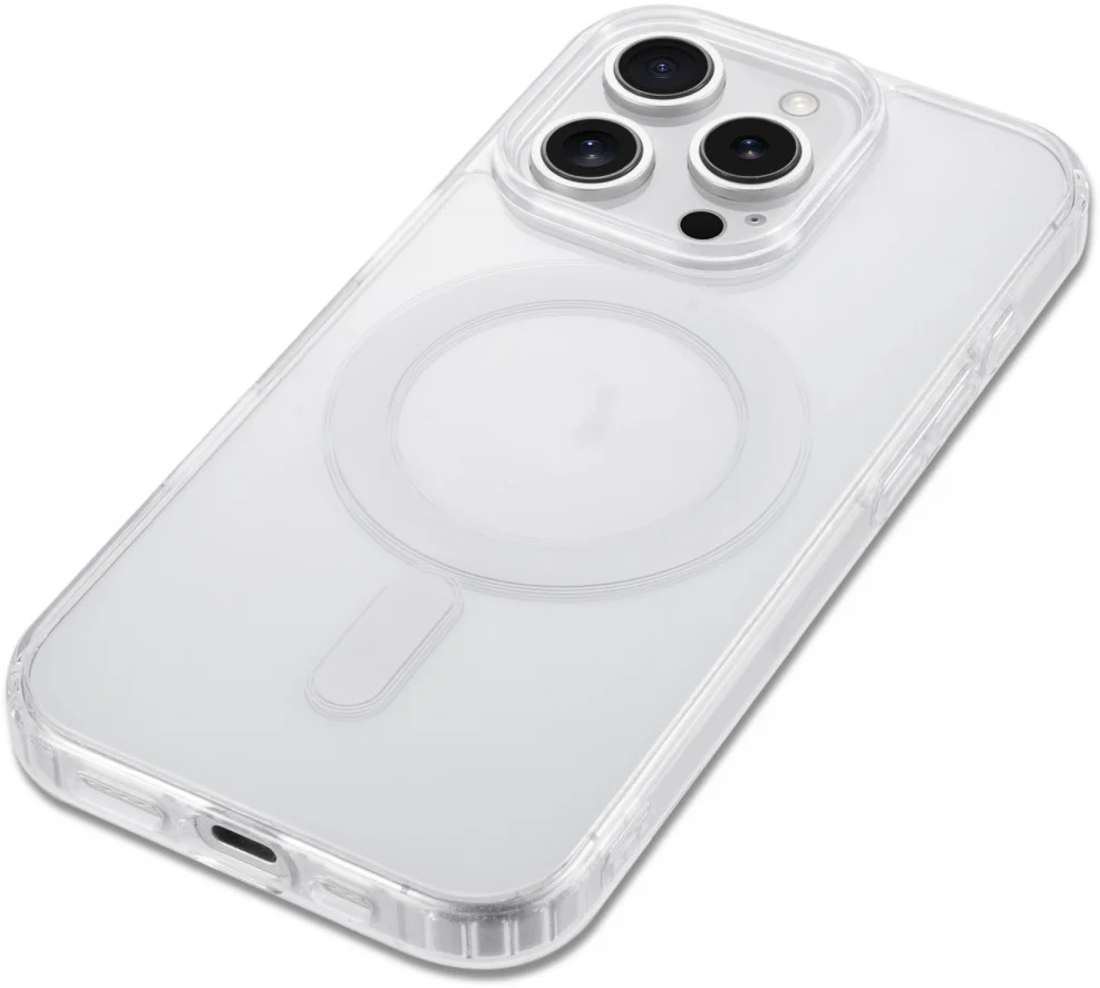 Apple iPhone 16 Pro Hoesje met MagSafe Dun TPU Back Cover Transparant afbeelding 13