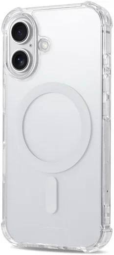 Apple iPhone 16 MagSafe Hoesje Schokbestendig en Dun TPU Transparant afbeelding 11