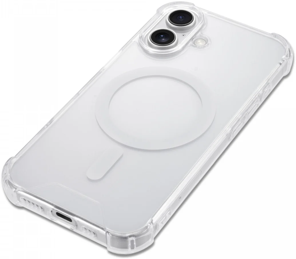 Apple iPhone 16 MagSafe Hoesje Schokbestendig en Dun TPU Transparant afbeelding 14