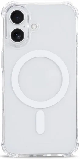 Apple iPhone 16 MagSafe Hoesje Schokbestendig en Dun TPU Transparant afbeelding 15
