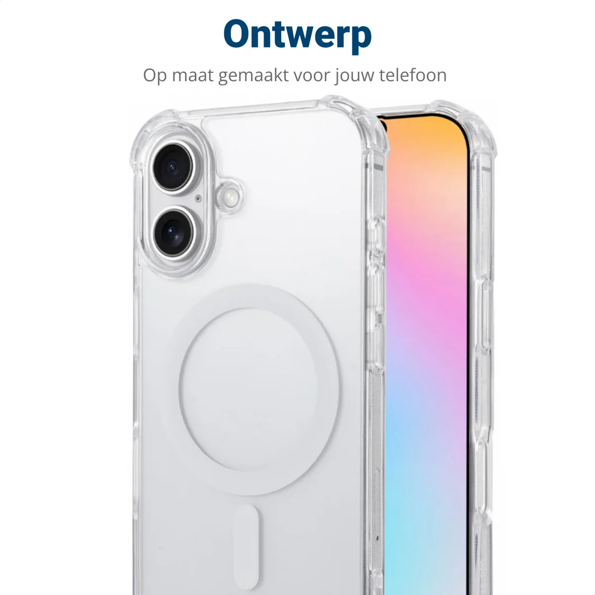 Apple iPhone 16 Plus MagSafe Hoesje Schokbestendig en Dun TPU Transparant afbeelding 13