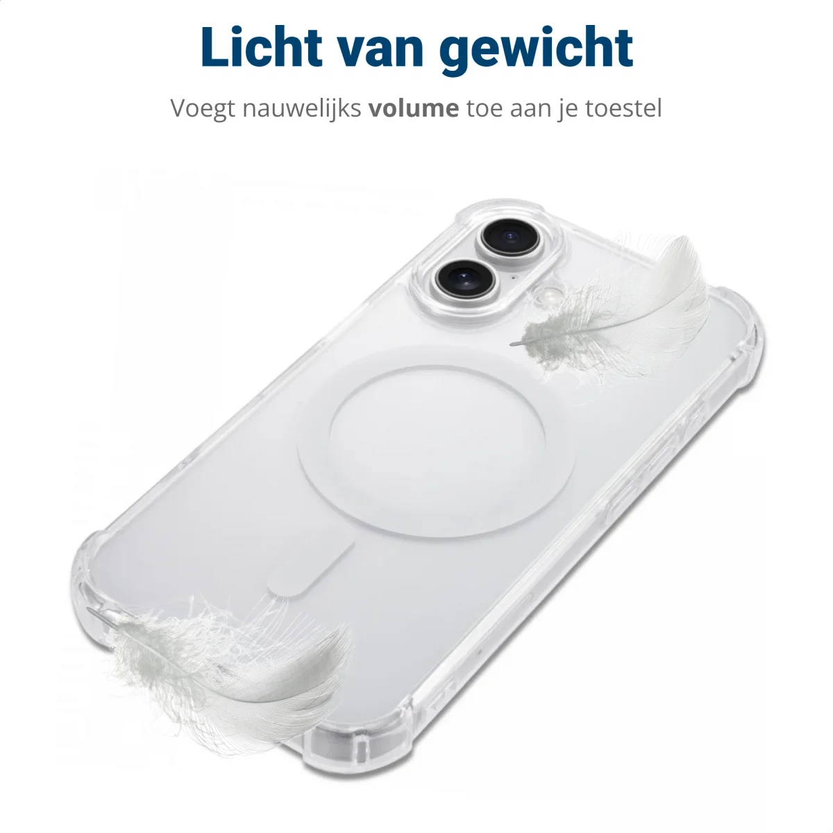 Apple iPhone 16 Plus MagSafe Hoesje Schokbestendig en Dun TPU Transparant afbeelding 9
