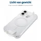 Apple iPhone 16 Plus MagSafe Hoesje Schokbestendig en Dun TPU Transparant afbeelding 9