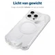 Apple iPhone 16 Pro MagSafe Hoesje Schokbestendig en Dun TPU Transparant afbeelding 11