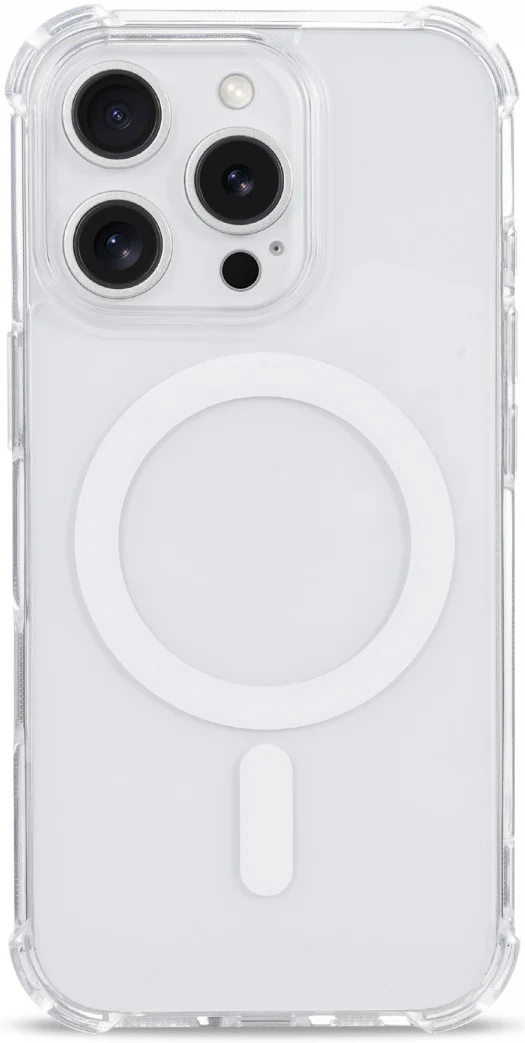 Apple iPhone 16 Pro MagSafe Hoesje Schokbestendig en Dun TPU Transparant afbeelding 16