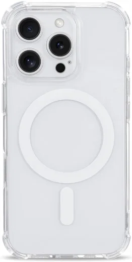 Apple iPhone 16 Pro MagSafe Hoesje Schokbestendig en Dun TPU Transparant afbeelding 16