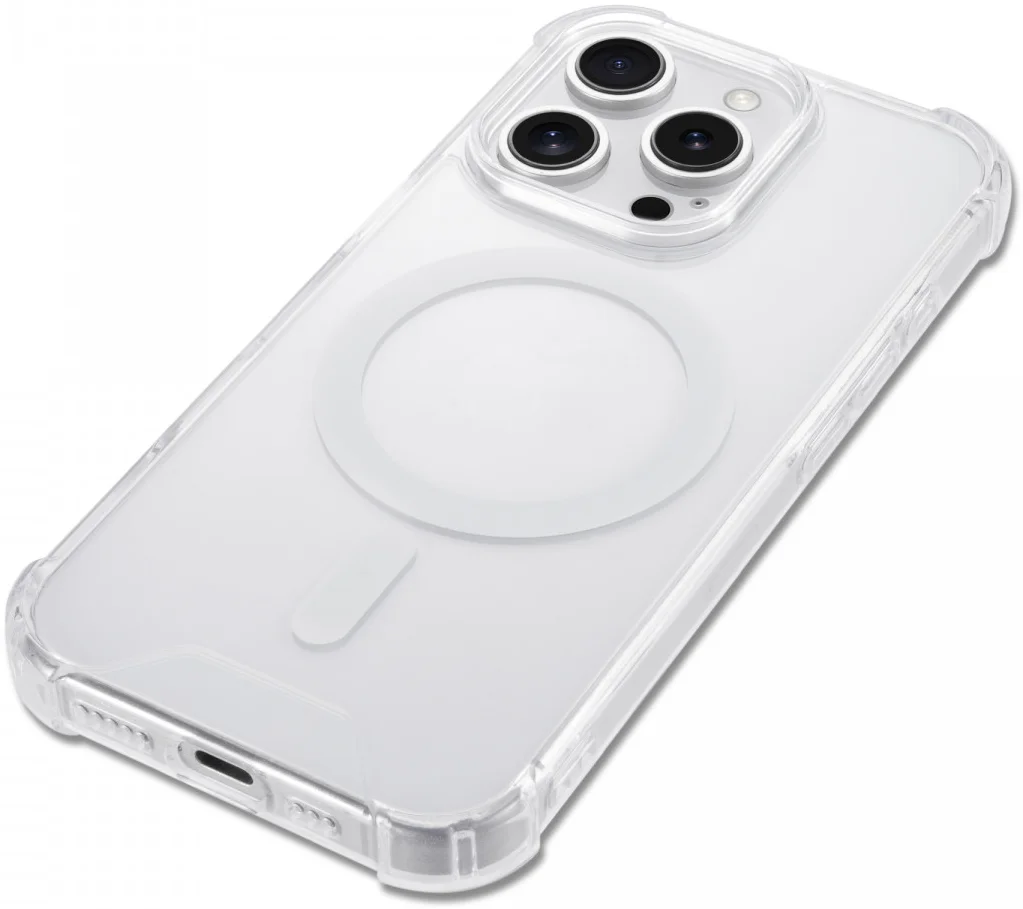 Apple iPhone 16 Pro MagSafe Hoesje Schokbestendig en Dun TPU Transparant afbeelding 18