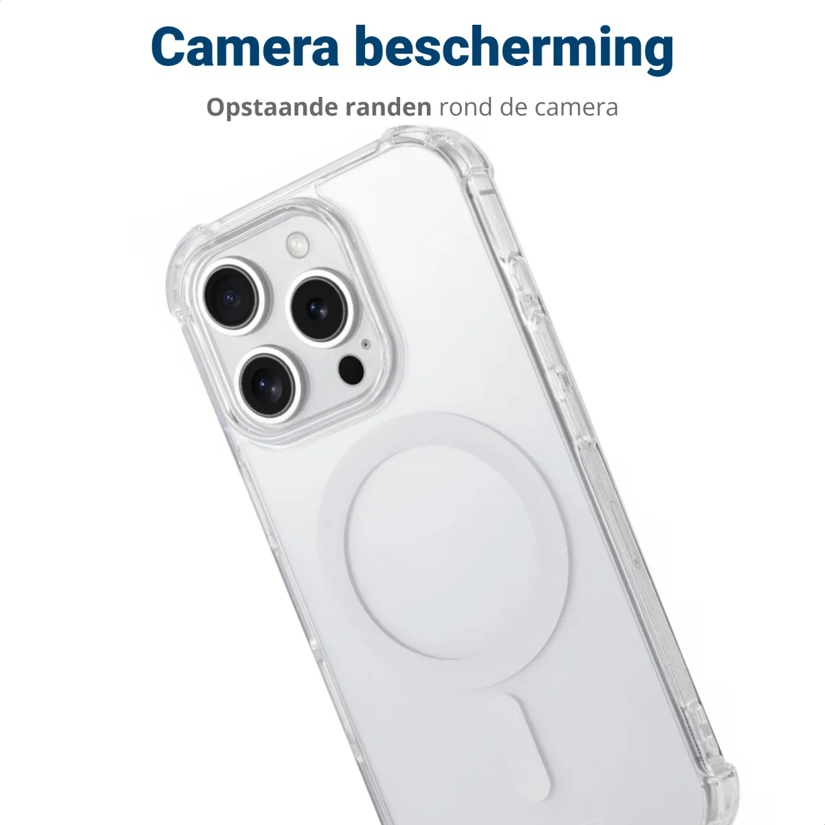 Apple iPhone 16 Pro Max MagSafe Hoesje Schokbestendig en Dun TPU Transparant afbeelding 12