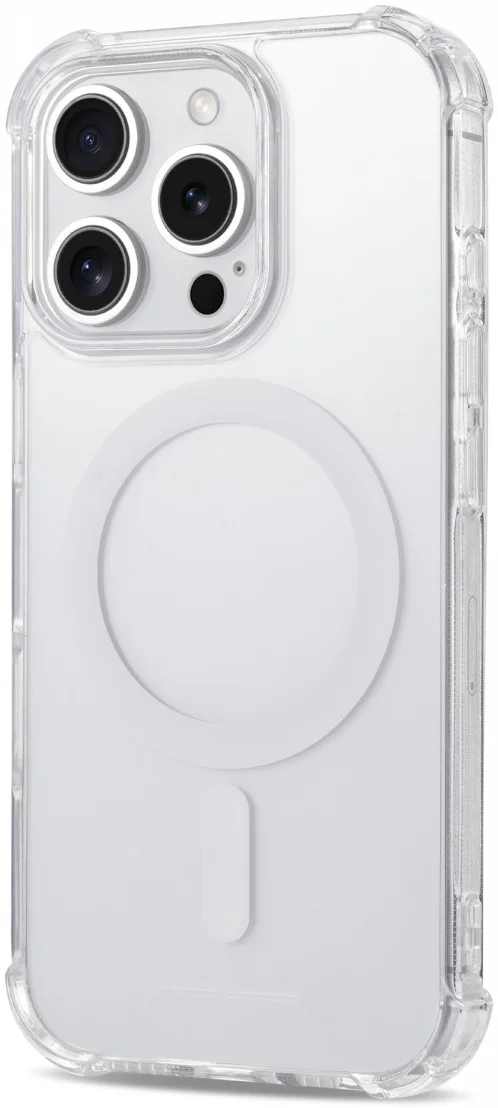 Apple iPhone 16 Pro Max MagSafe Hoesje Schokbestendig en Dun TPU Transparant afbeelding 2