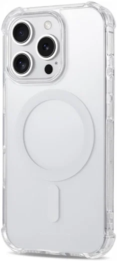 Apple iPhone 16 Pro Max MagSafe Hoesje Schokbestendig en Dun TPU Transparant afbeelding 2