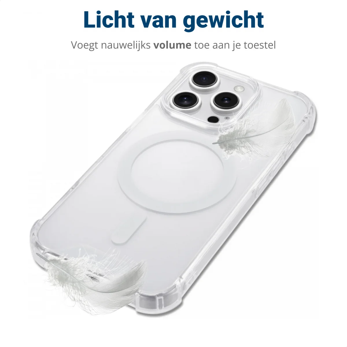 Apple iPhone 16 Pro Max MagSafe Hoesje Schokbestendig en Dun TPU Transparant afbeelding 10