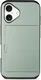 Apple iPhone 16 Hoesje met Slider Kaarthouder Back Cover Groen afbeelding 15