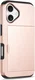 Apple iPhone 16 Hoesje met Slider Kaarthouder Back Cover Roze afbeelding 13
