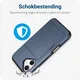 Apple iPhone 16 Hoesje met Slider Kaarthouder Back Cover Blauw afbeelding 8