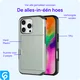 Apple iPhone 16 Pro Hoesje met Slider Kaarthouder Back Cover Groen afbeelding 5