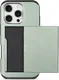 Apple iPhone 16 Pro Hoesje met Slider Kaarthouder Back Cover Groen afbeelding 9