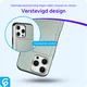 Apple iPhone 16 Pro Hoesje met Slider Kaarthouder Back Cover Groen afbeelding 2