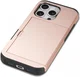 Apple iPhone 16 Pro Hoesje met Slider Kaarthouder Back Cover Roze afbeelding 12