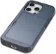 Apple iPhone 16 Pro Hoesje met Slider Kaarthouder Back Cover Blauw afbeelding 12