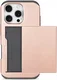 Apple iPhone 16 Pro Max Hoesje met Slider Kaarthouder Back Cover Roze afbeelding 2