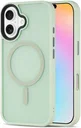 Apple iPhone 16 Hoesje met MagSafe Back Cover Matte Lichtgroen